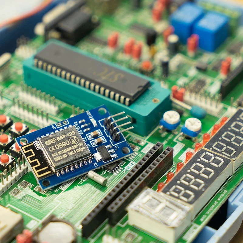 Urval av elektronkomponent